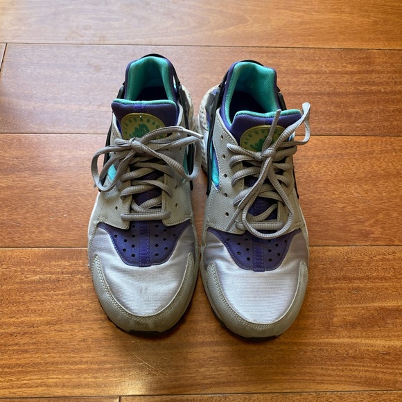 Nike Air Huarache Run Wolf Grey Persian Violet - Picture 3 of 8